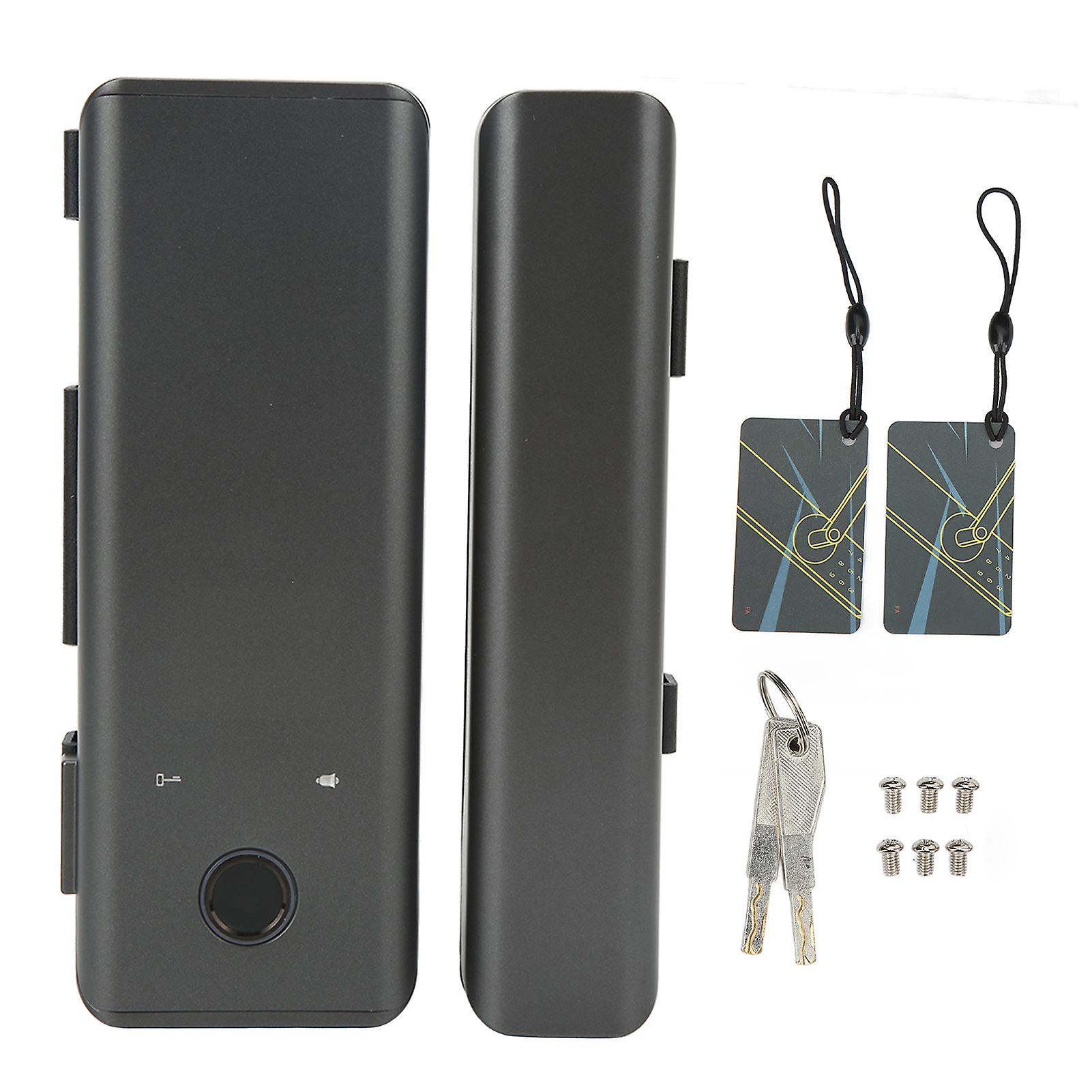 Smart Door Lock for TUYA Fingerprint Password Card APP Attendance Function for Glass Wooden Door