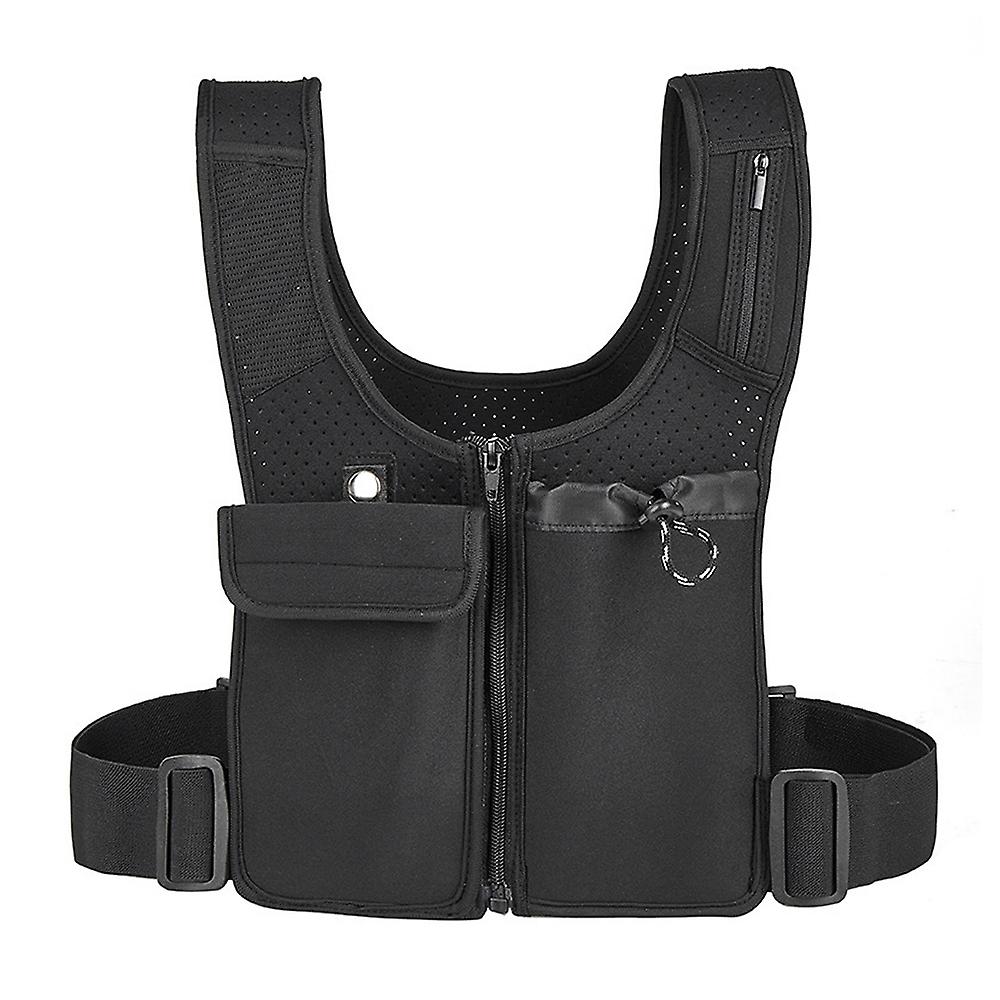 Chest Pack For Men Dual-pocket Running Vest
