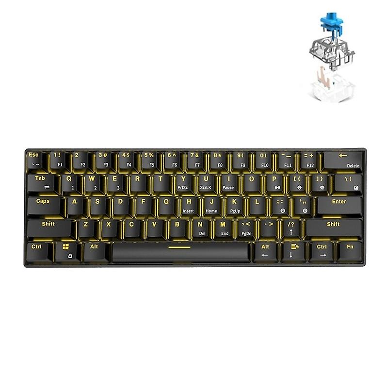 RK61 61 Keys Gaming Mechanical Keyboard Green Shaft