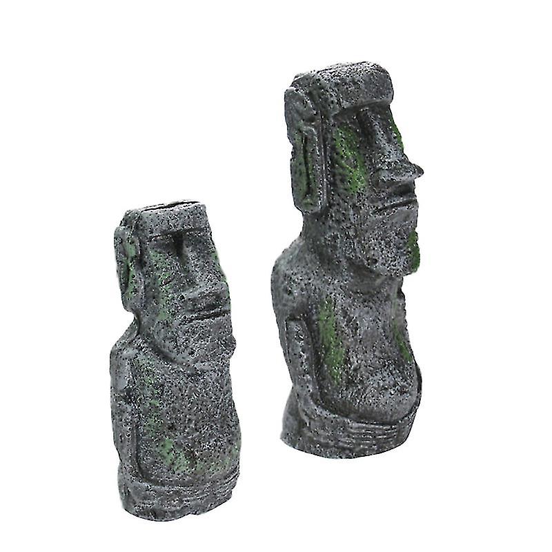 2pcs Resin Figure For Aquarium