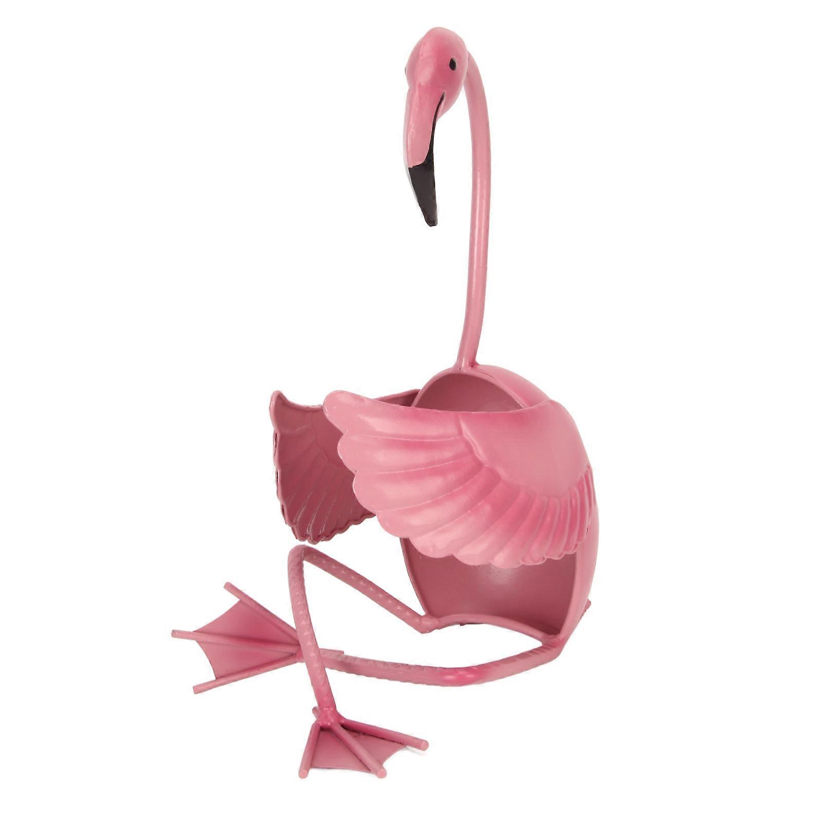 Flamingo Wine Rack Iron Wine Holder Innovative Dinning Table Decoration Ornament for Bar Counter Kitchen