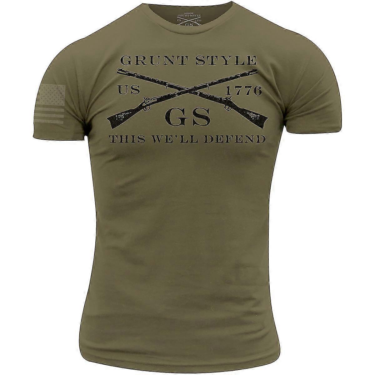 Grunt Style Logo Basic T-Shirt - Military Green