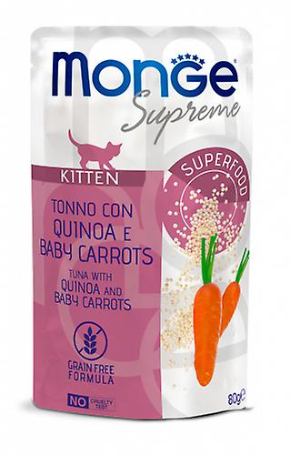 Monge tasker Supreme Kitten tun, quinoa og gulerødder - Kat 80gr