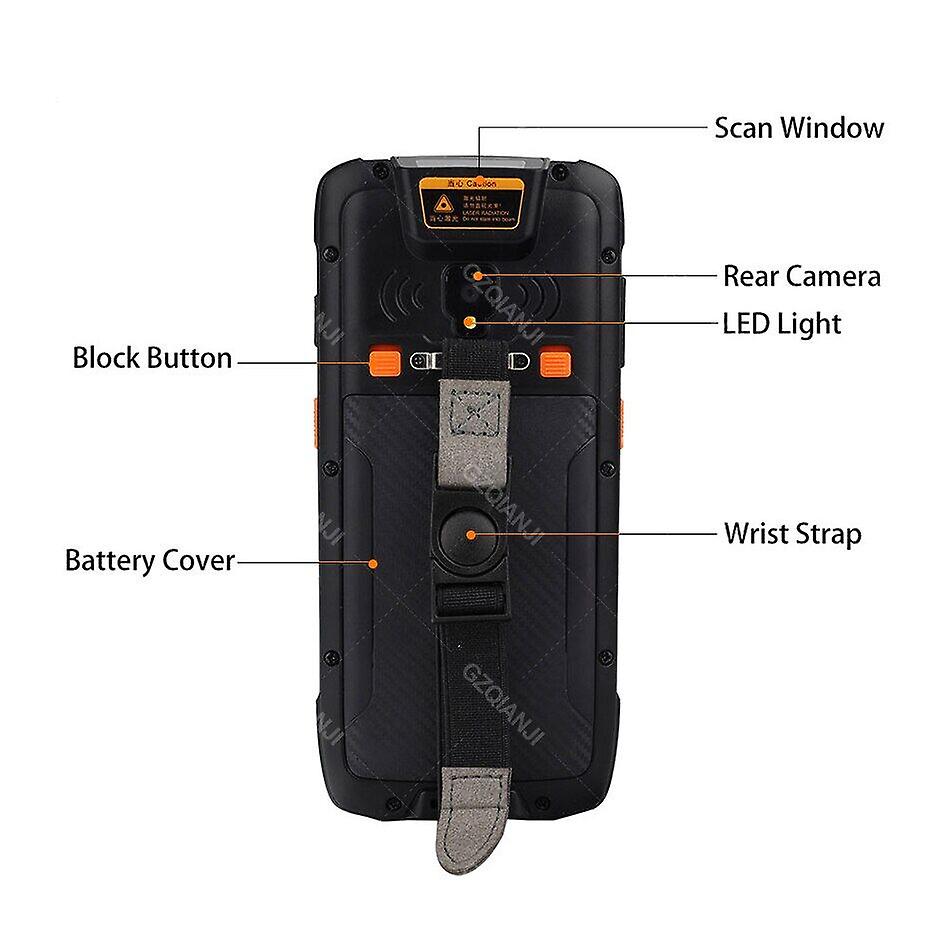 Handheld Pda 1d 2d Honeywell Barcode Scanner QR Code Reader Data Collector Terminal für Inventory Warehouse 4g Gps Android 8.1