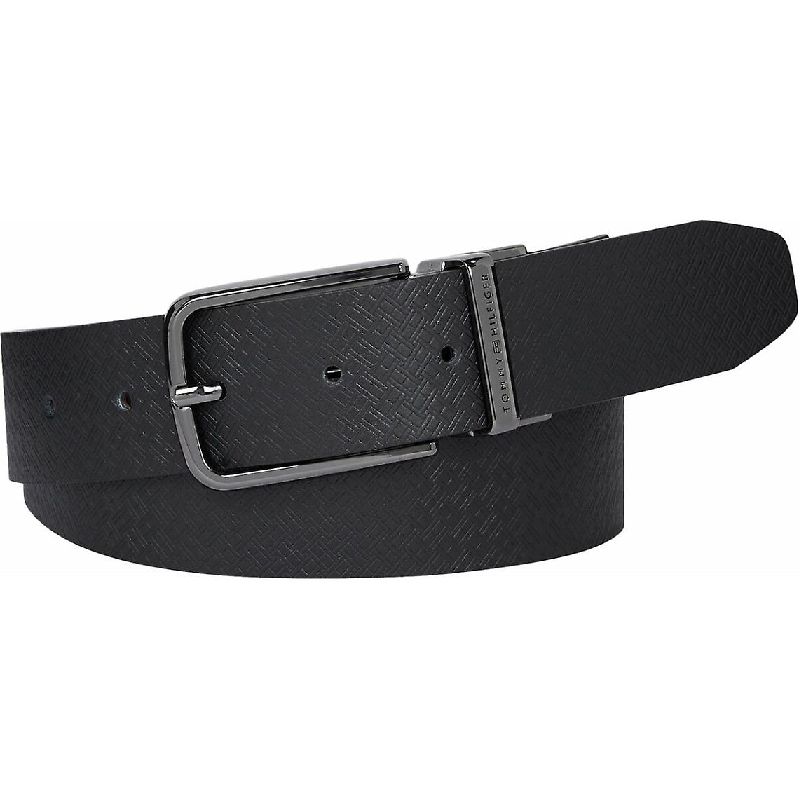 Wendbarer schwarzer Ledergürtel