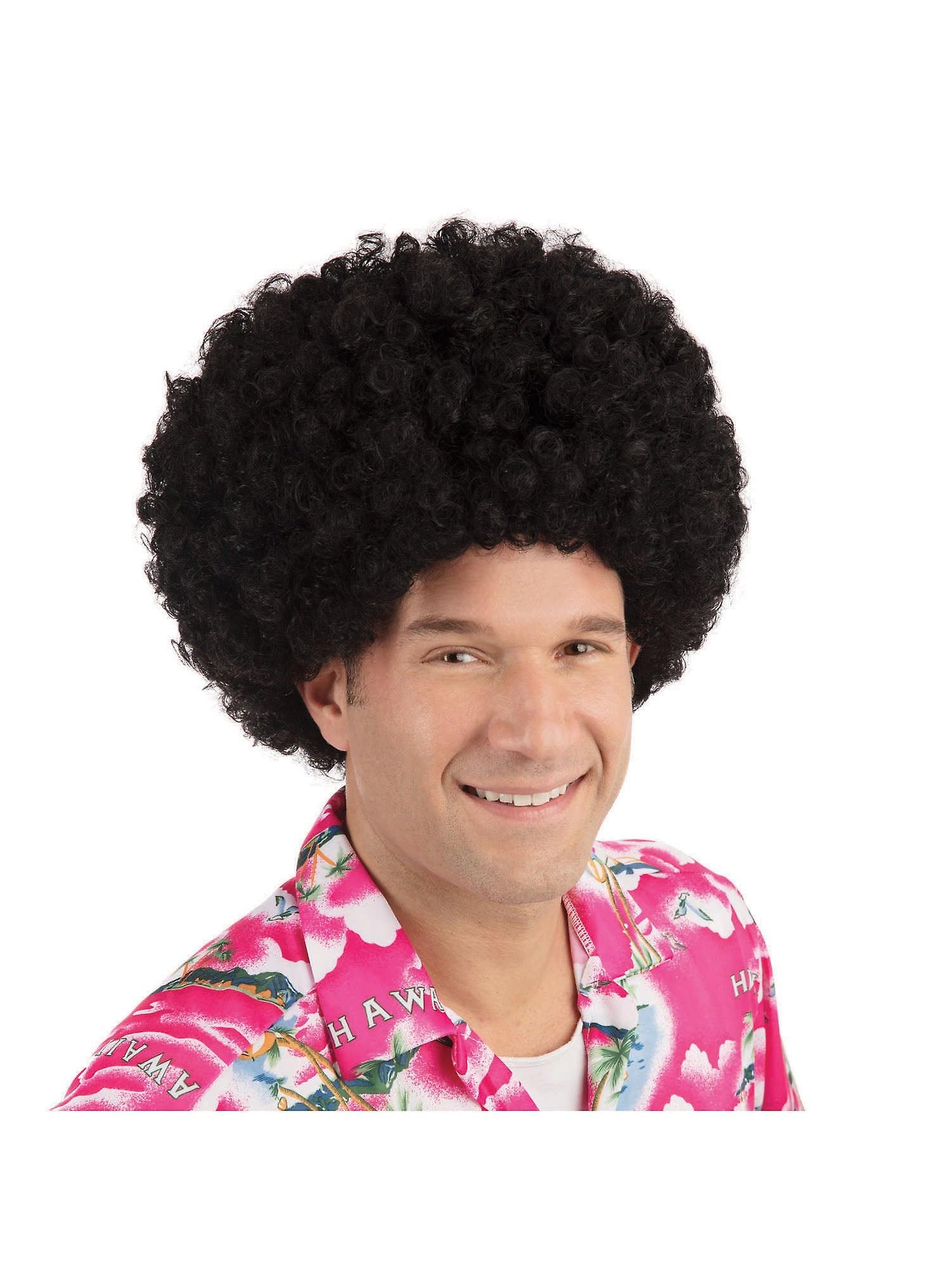 Perucă afro neagră Jumbo Buget peruci unisex BW281