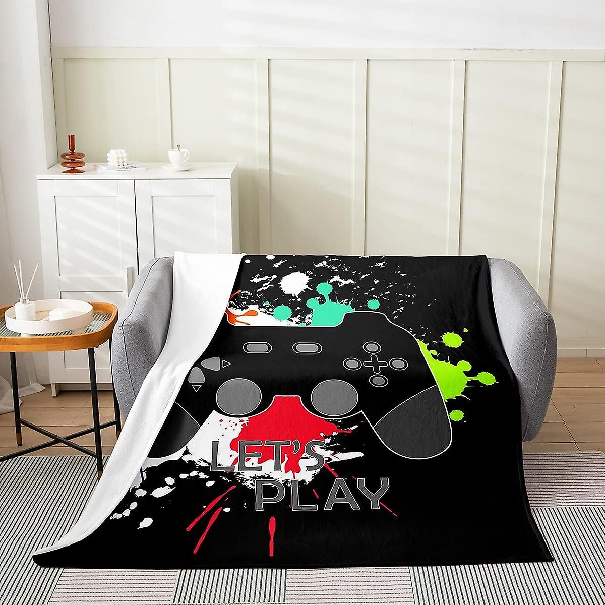 Flannel Blanket Gamer Throw Blanket Gamer Flannel Fleece Throw