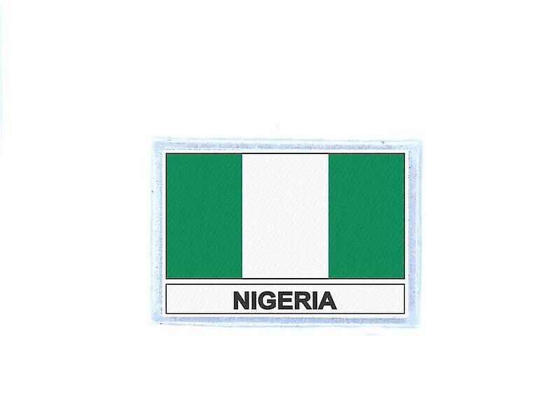 Scratch patch badge prints NGR nigeria flag