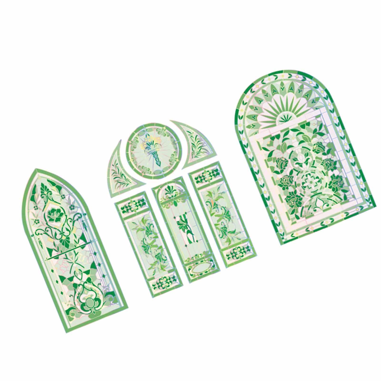 6 Sheets Scrapbook Decals for DIY Craft Journaling, Type 2