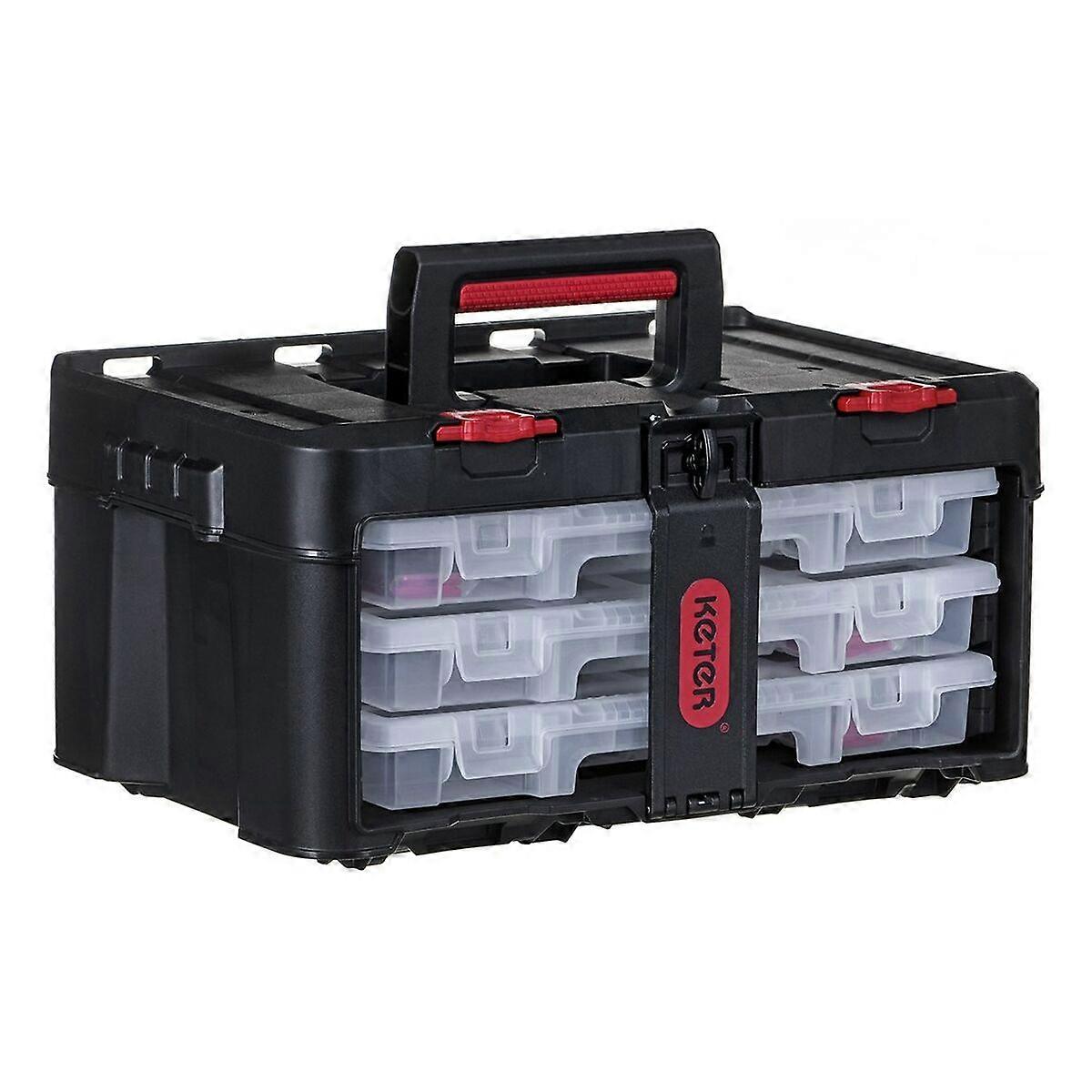 Toolbox Keter Stack'N'Roll Polycarbonate 48.1 x 23.3 x 33.2 cm