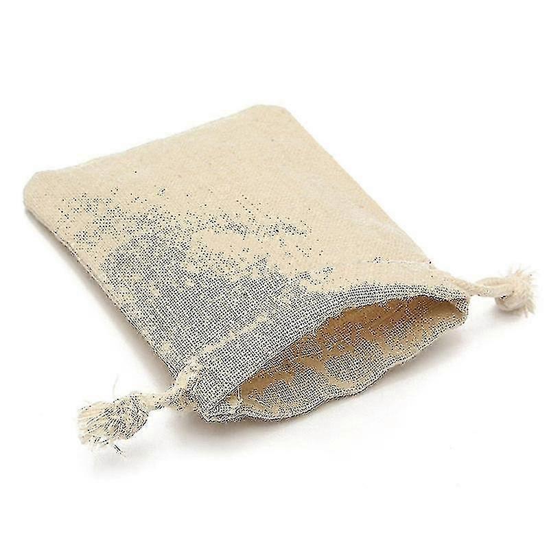 Sacs en toile de jute à cordon (20 pcs)