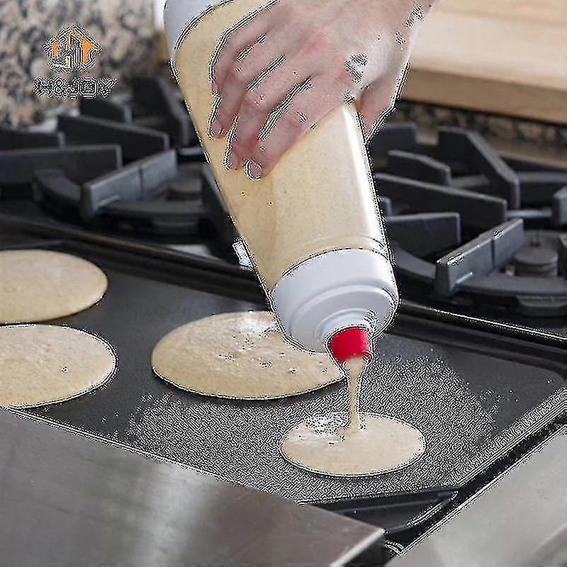 1065ml Pancake Batter Mixer Botella Hand Waffles Crepes Dispensador con Blenderball Wire Whisk