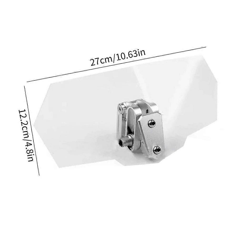 Motorcycle Rose Windshield Extension Moto Protective Windshield Universal Extender Scooter Adjustable Windshield Wind Deflector Shield~1746