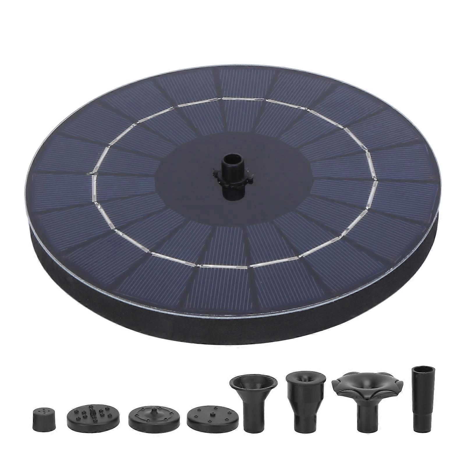 Lintukylvyn suihkulähde Kelluva lintulähdepumppu Aurinkoenergialla toimiva kelluva lintukylpy suihkulähdepumppu