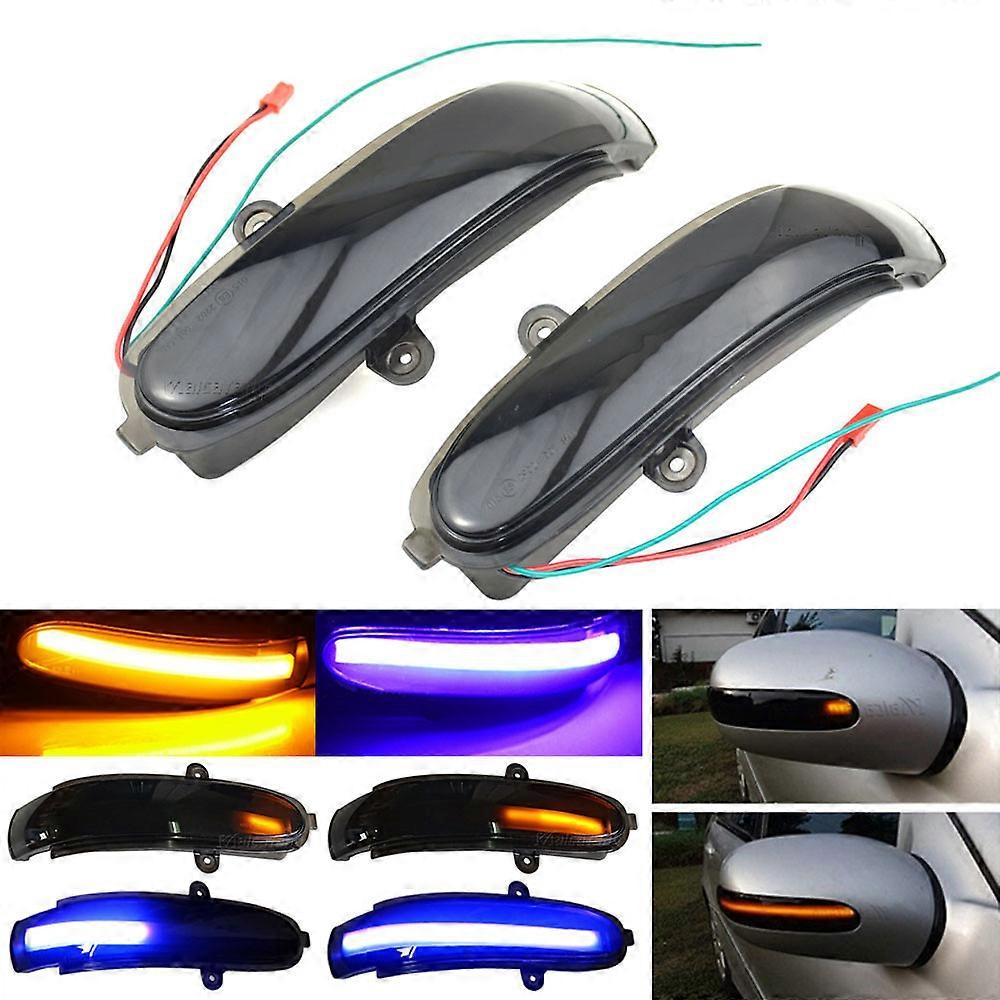 2pcs Dynamic Indicator Blinker For Mercedes Benz C Class W203 W211 S203 Cl203 2001-2007 Led Turn Signal Side Mirror Light