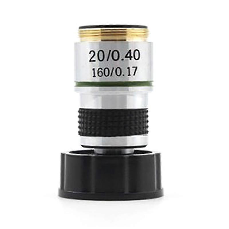 At14 185 Microscope Objective 20x Achromatic Objective Biological Microscope Parts Accessories