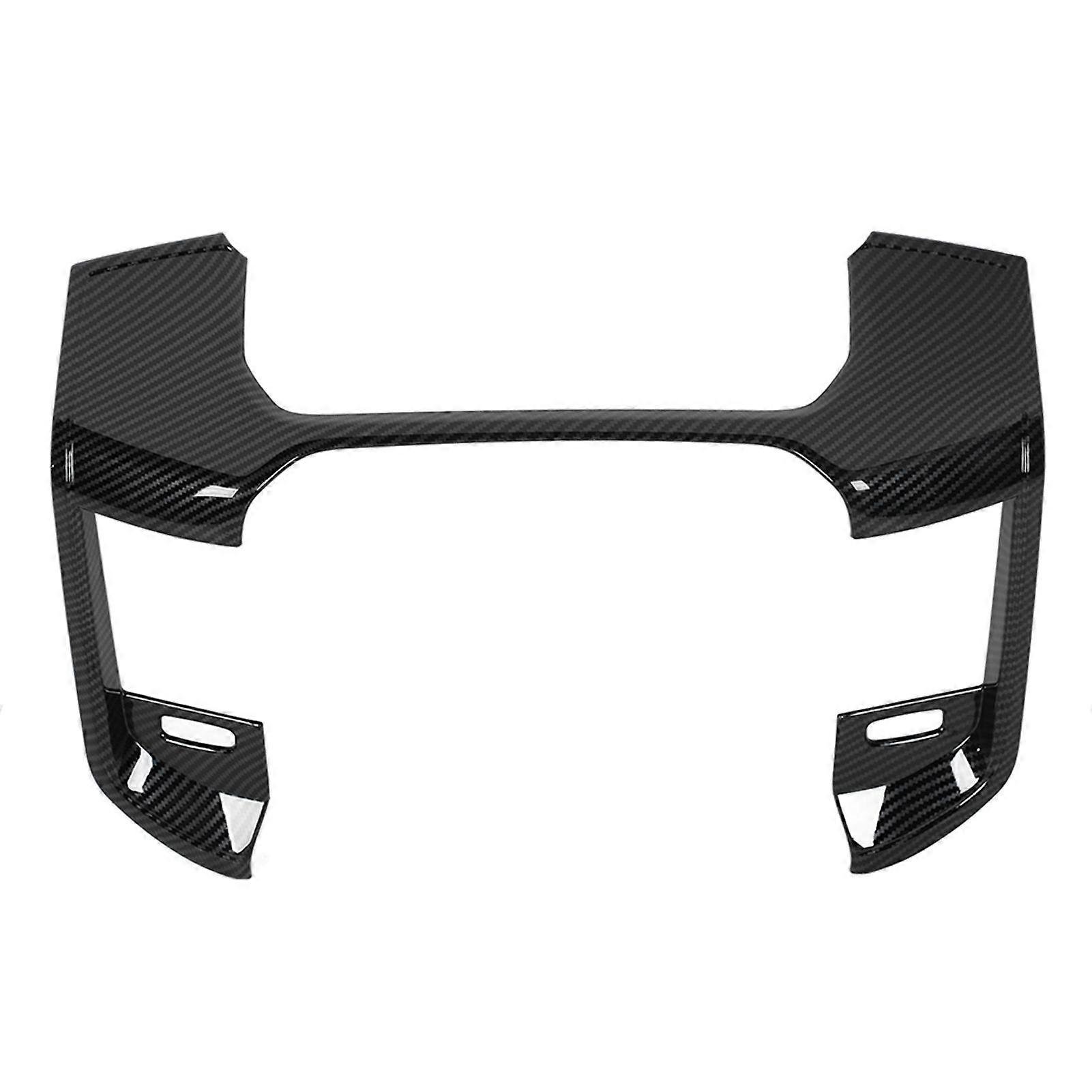 Center Console Air Vent Panel Cover Carbon Fiber Pattern Air Condition Outlet Frame for 1500 2023