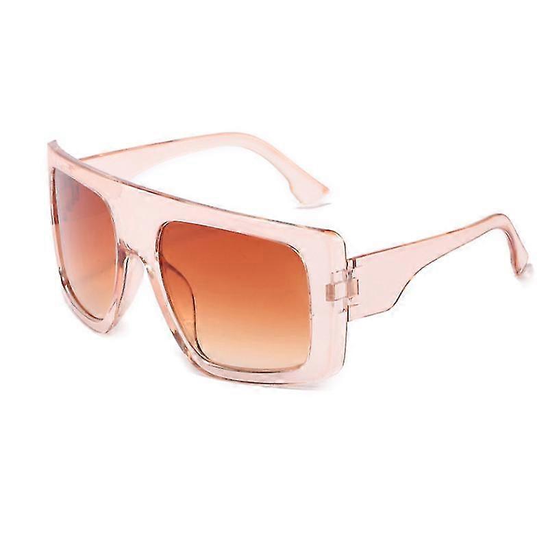 Jianghuo Fashion Pink Square Sunglasses Women Oversized Big Frame Sun Glasses Female Luxury Brand Designer Vintage Gradient
