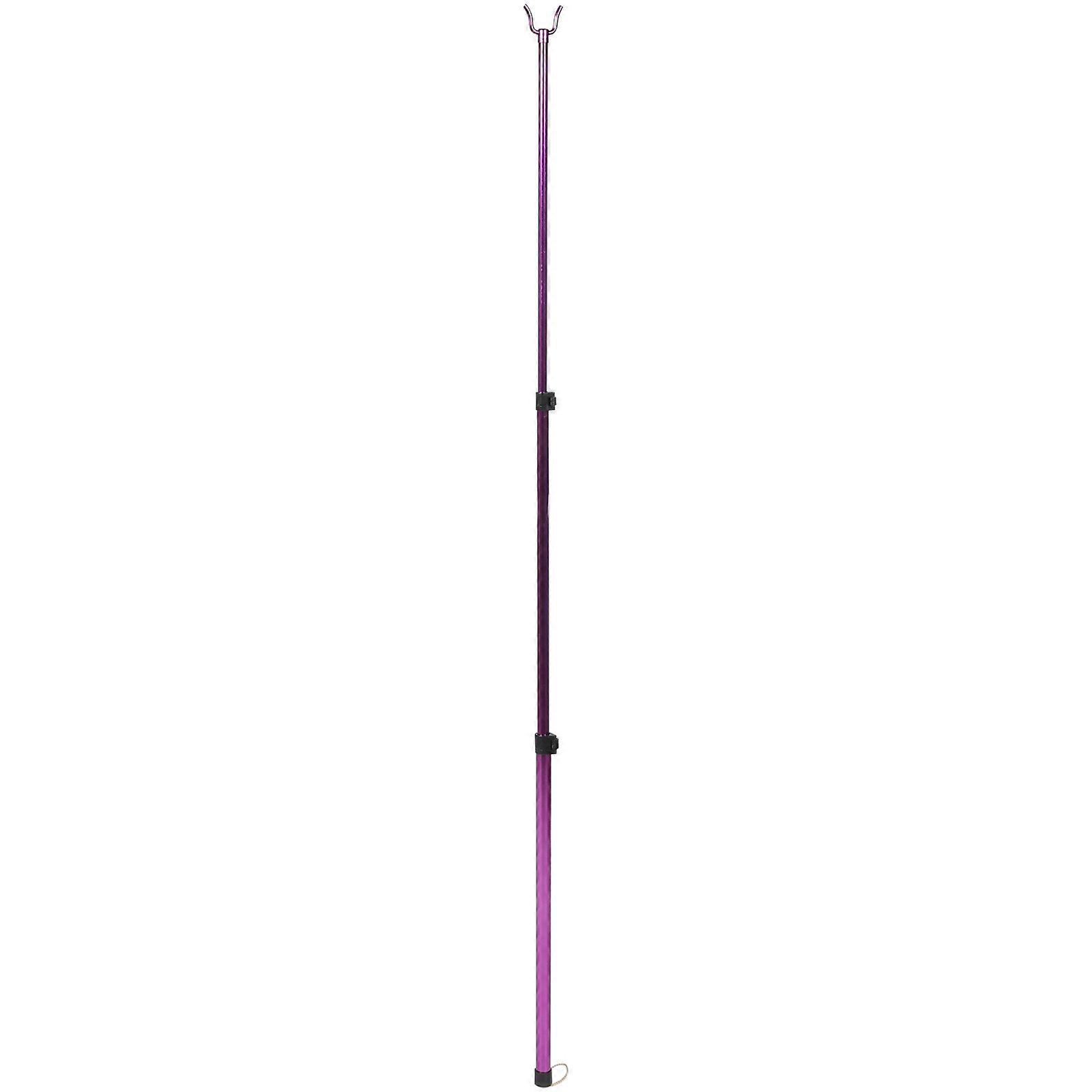 Clothes Drying Fork Telescopic Clothes Reach Pole Stainless Steel Clothes Pole Clothes Rod