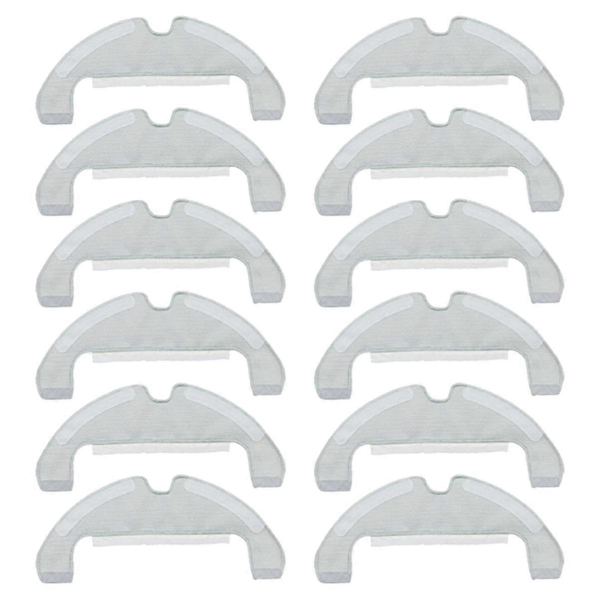 12PCS Mop Cloths for D10s Plus Robot Vacuum Cleaner Replaceable Washable Cleaning Rag