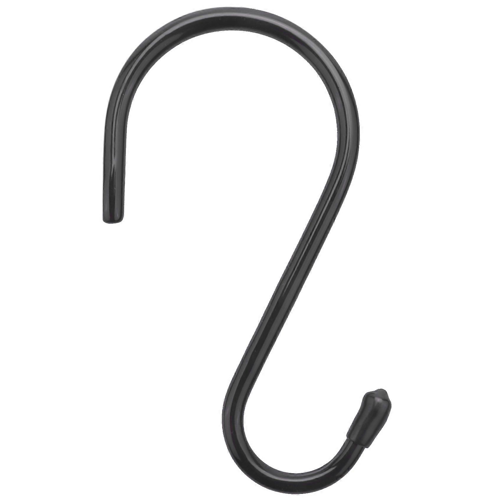 12 Pack 6 Inch Heavy Duty S Hooks for Hanging, Non Rubber Coated S Hooks,Steel Metal Hooks for Hang