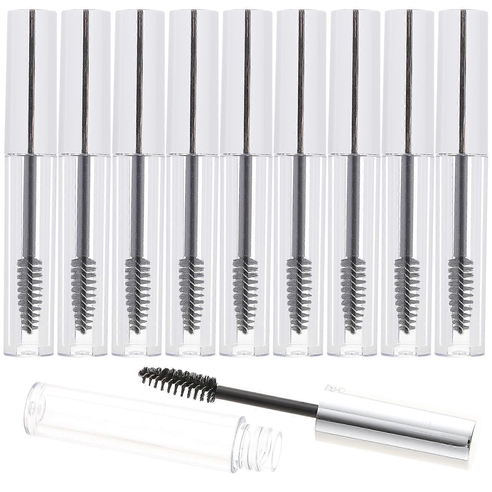 1 Set DIY Mascara Container Refillable Mascara Tubes Eyelash Bottles with Funnels