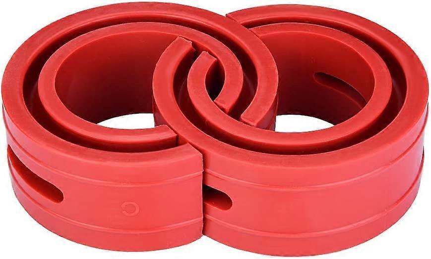 2pcs GM Red Bumper Pad Shock Absorber Spring Bumper Type Car Shock Absorber Spring Bumper (A)