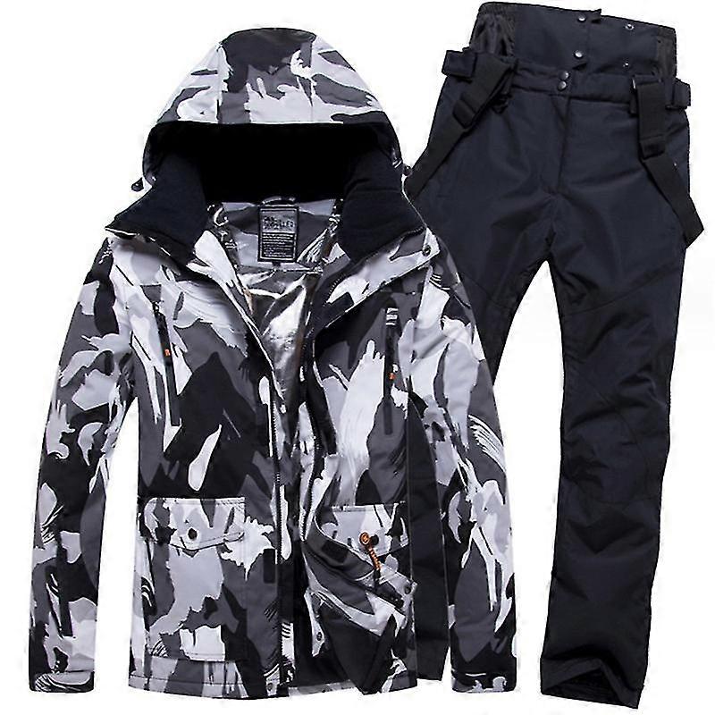 Mænd Kvinders Skijakke Og Bukser Vandtæt Vindtæt Flyverdragt Snowboardfrakke Isoleret Varm Vinter