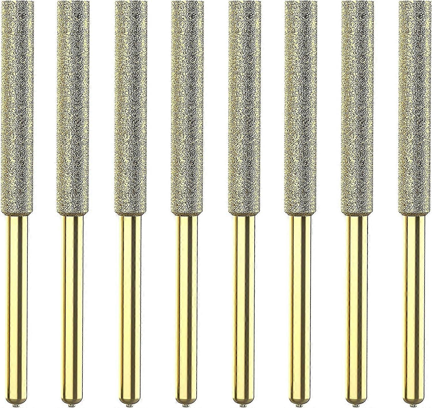 Set accesorii pentru ascutire ferestrau, 6 Bucati, Auriu