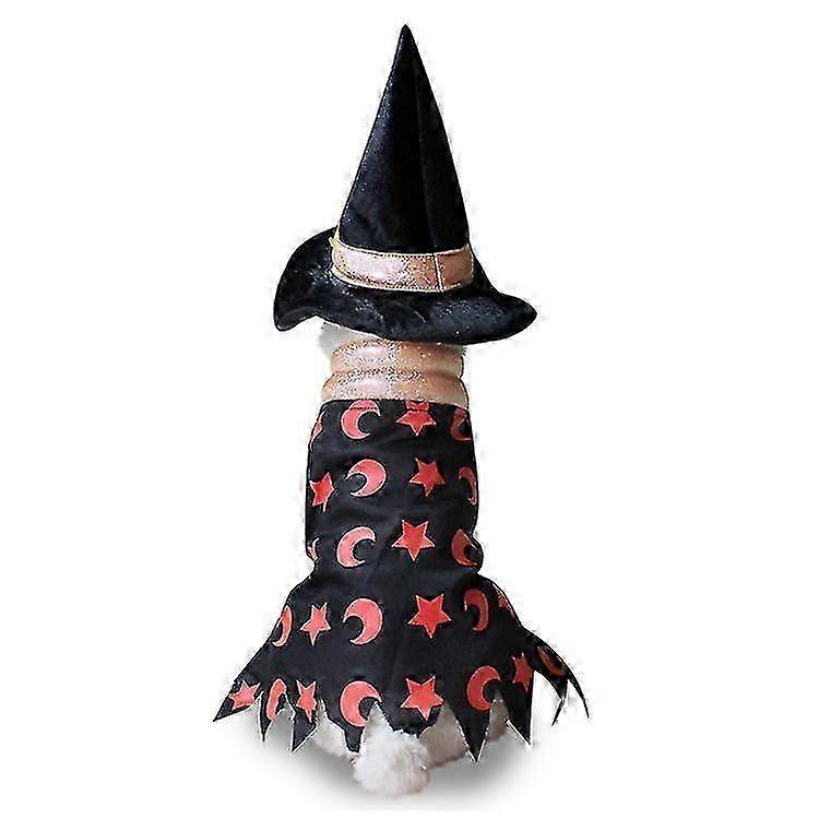 Új Halloween Kisállat kellékek Kutyaruhák Varázsló szoknya Kisállat Kutya jelmez Denevér szoknya Denevér szoknya