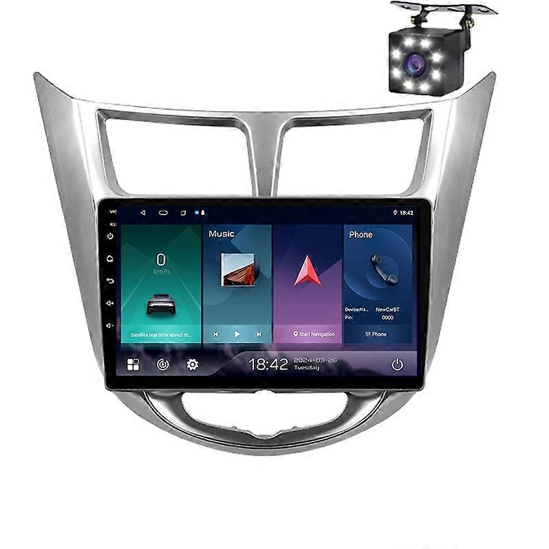 For Hyundai Solaris Verna Accent 1 2010-2016 Car Multimedia Video Player WIFI Navigation GPS