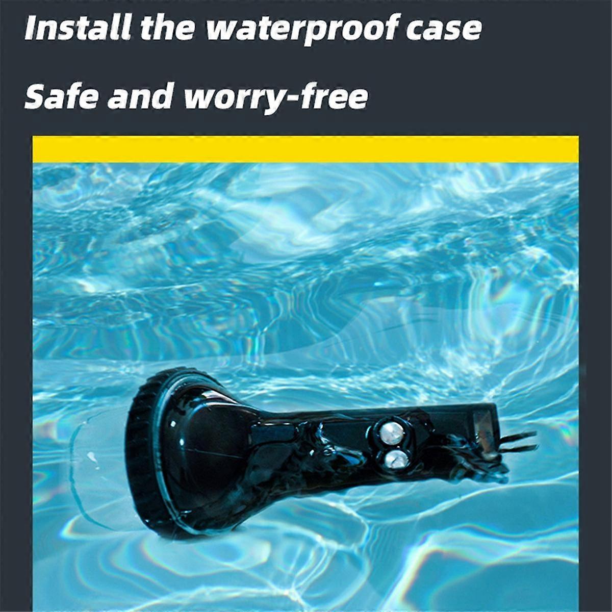 Underwater Diving Waterproof Housing Case for 2 Stabilizer Buoyancy Floating Rod Accessory