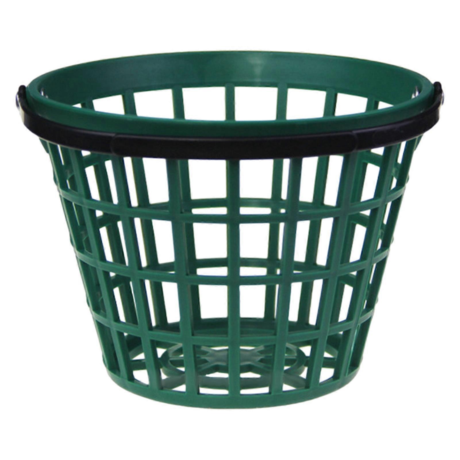 Large Capacity Golf Range Basket High-Temperature Resistance Golf Ball Carrying Bucket Golf Ball Storage Container with Handle
