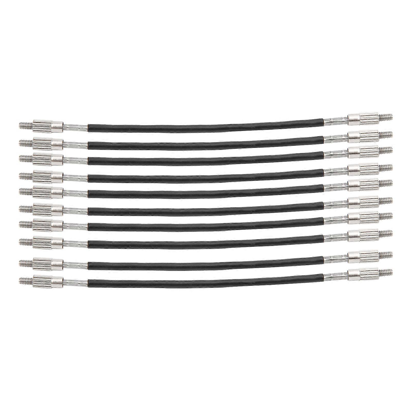 10Pcs 4/43/4 Violin Tail Rope Steel Wire Tailpiece Gut Cord Musical Instrument Parts