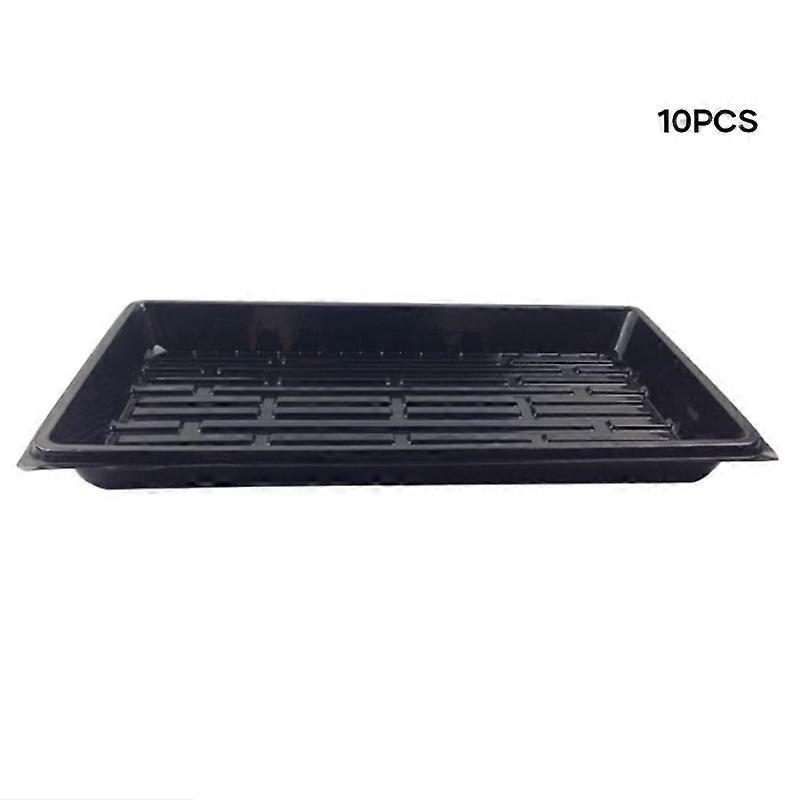 5/10 PCS Rectangular Seedling Trough without Drain Holes 54 x 28cm Plastic Seedling Tray for Graden Greenhouse Plants