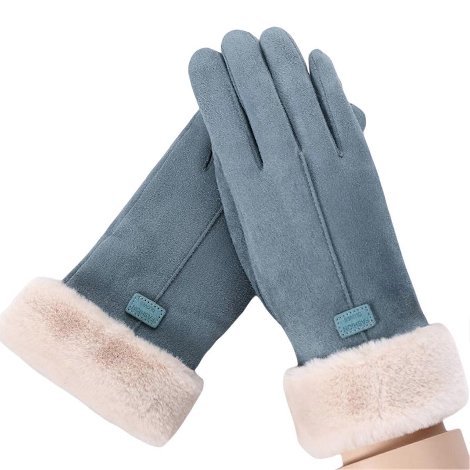 Winter Warm Thickening Touch Screen Gloves Riding Cotton Gloves