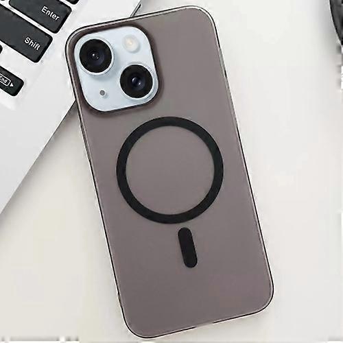 For iPhone 15 Ice Fog MagSafe PC Mobile Phone Case