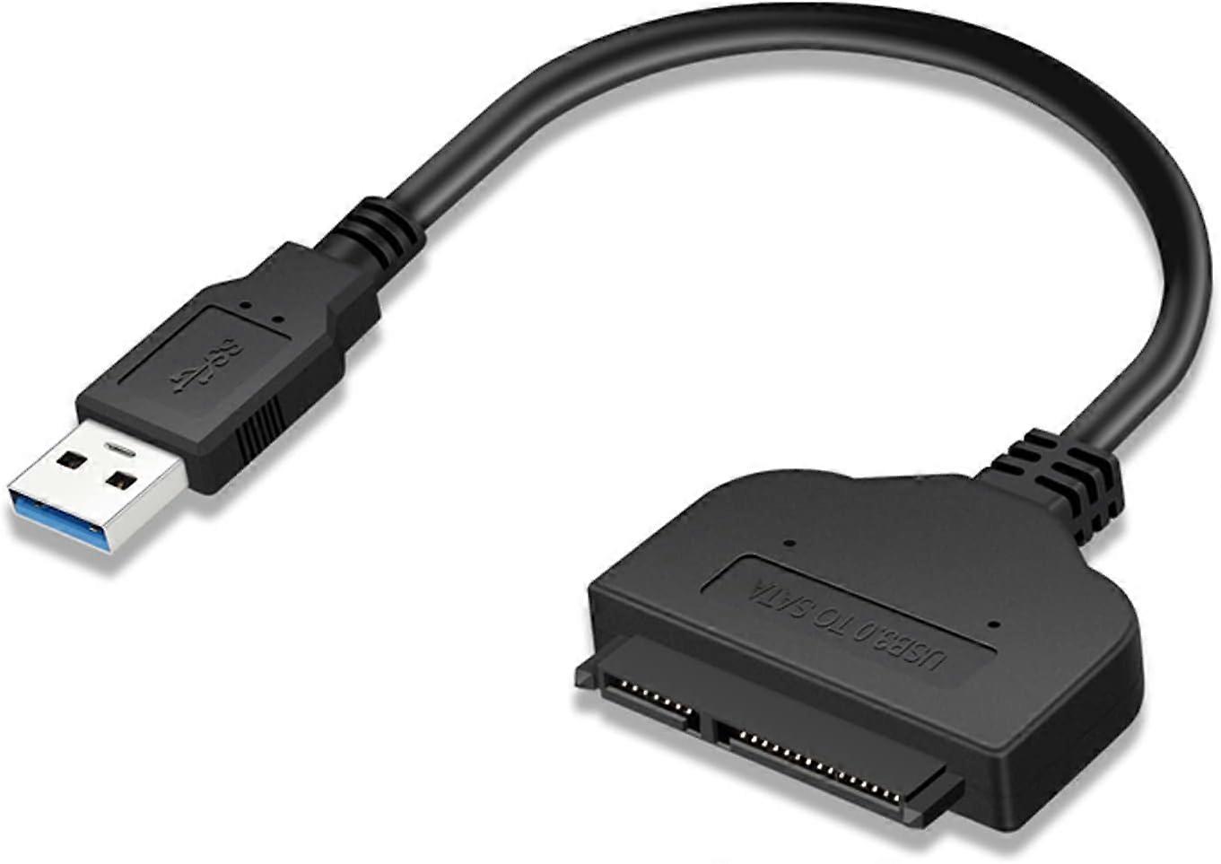 USB 3.0 to SATA Hard Drive Adapter for 2.5 Inch SSD HDD, Internal Hard Drive Cable, Superspeed 5 Gbps, Support UASP SATA III, Compatible with Windows,