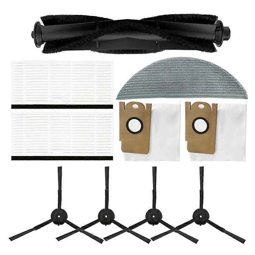 Replaceable Parts Accessories Dust Bags Rolling Side Brushes HEPA Filters Mops Cloths for R1 Vacuum