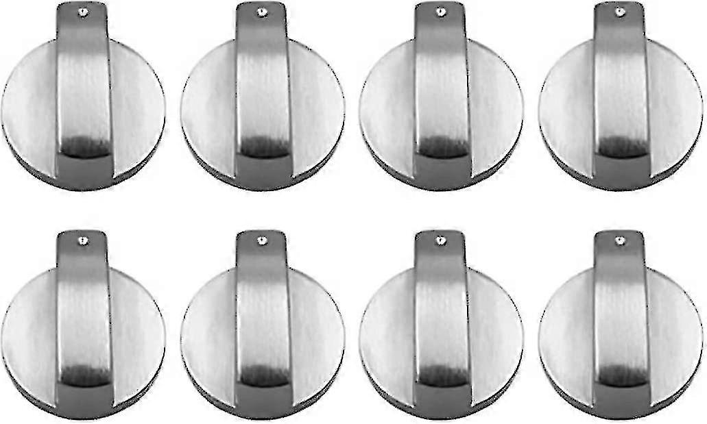 Cooker Hob Knobs Gas Stove Knobs Gas Stove Control Knobs Adaptors Oven Switch(10pcs, Silver)