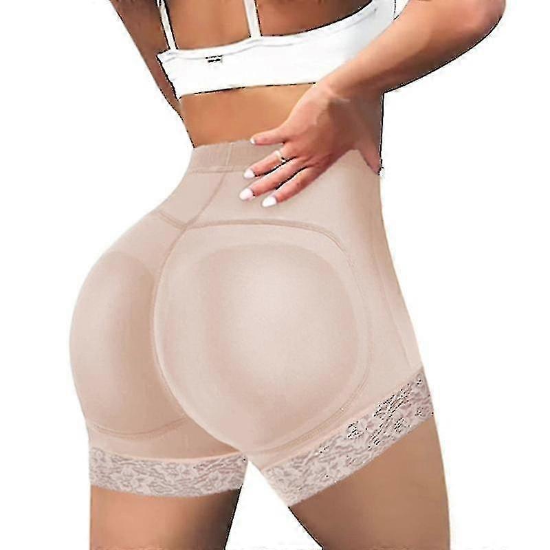 Kadın Vücut Şekillendirici Yastıklı Popo Kaldırıcı Külotlu Popo Kalça Güçlendirici Sahte Bum Shapwear Briefs Push Up Şort