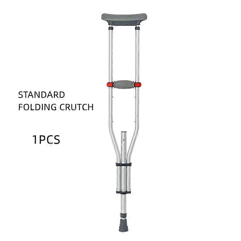 Aluminum Alloy Detachable Foldable Underarm Crutches Armpit Crutch Elderly Disabled Walking Stick Mobility Aid Walking Crutches