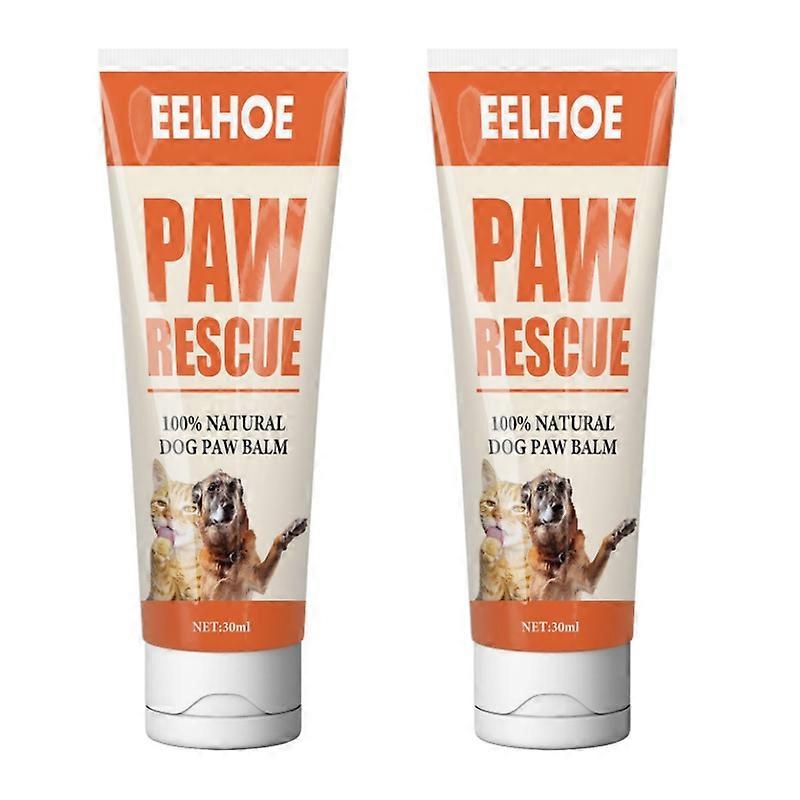 2Pcs Dog Paw Cream Natural Moisturizing Repairing Dog Paw Balm For Pet Paws