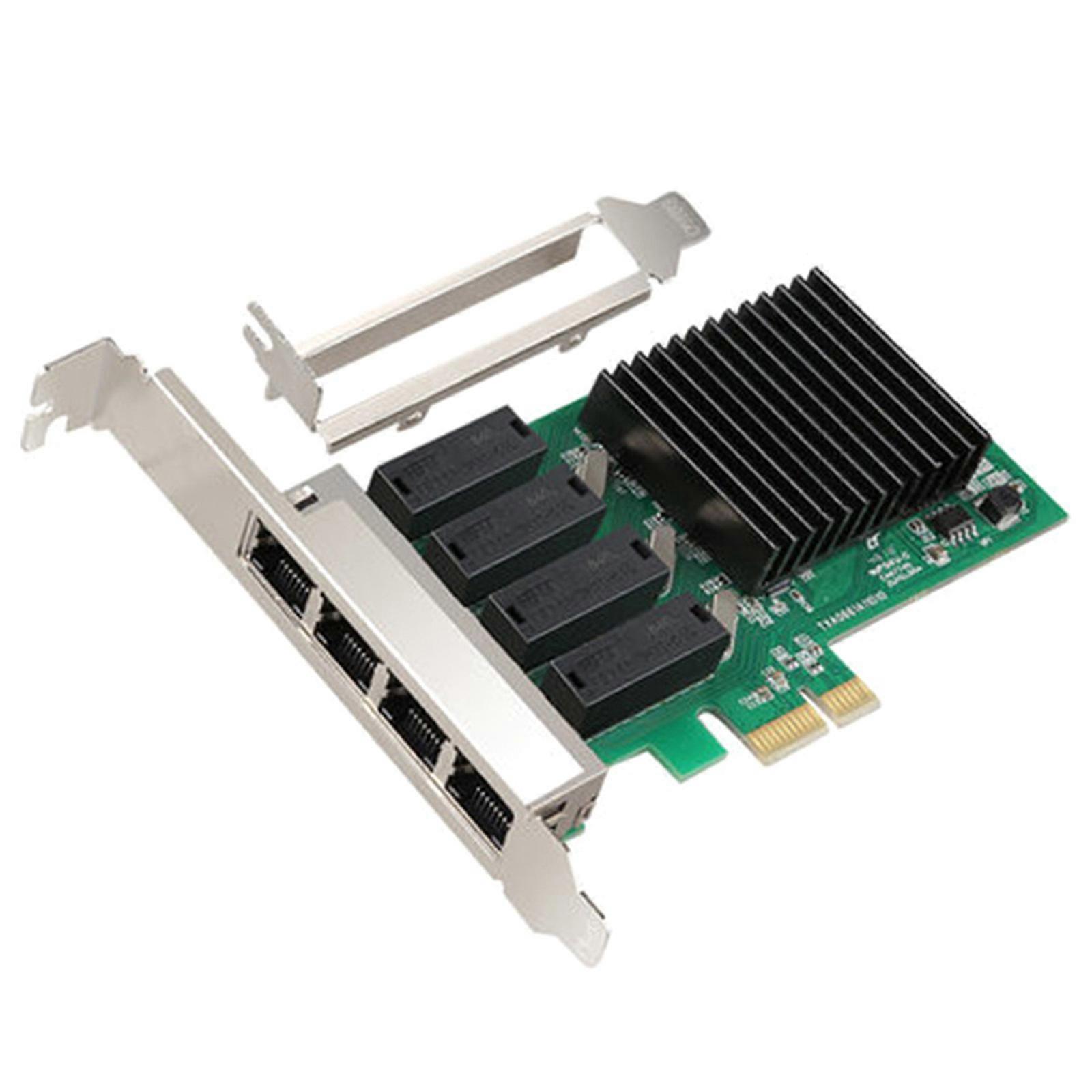 4-Port Slot PCI-E X1 RJ45 Interface Gigabit Ethernet Network Card Rate RTL8111H