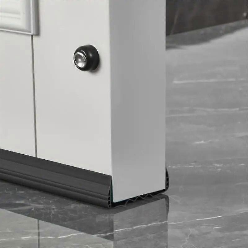 Double Layer PVC Under Door Draft Stopper Weather Stripping Door Sealing Strip Wind Blocker Noise Stopper Insulator Door Prevent