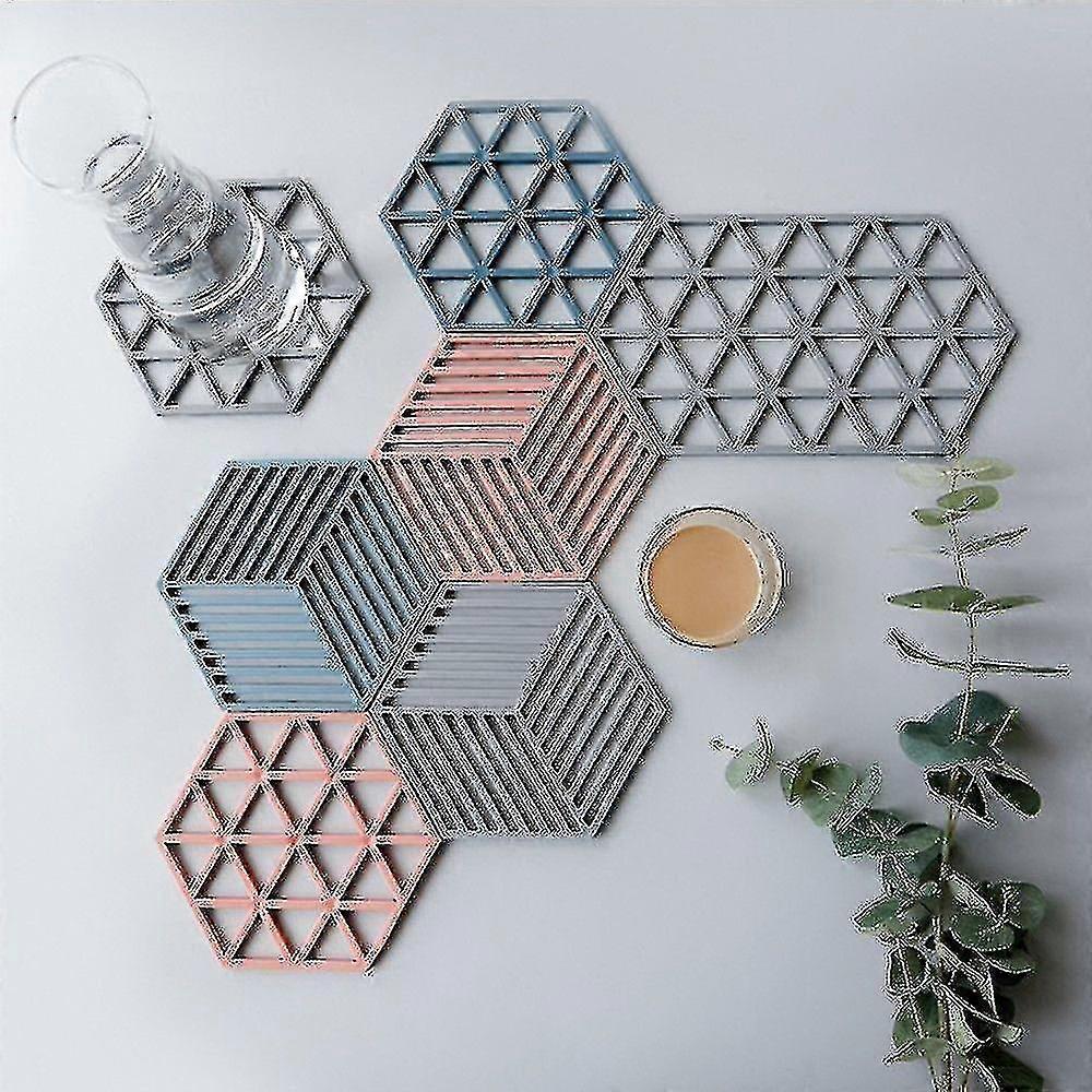 Creative Dining Table Insulation Pad Hollow Design Anti-scalding Pads Pot Mat