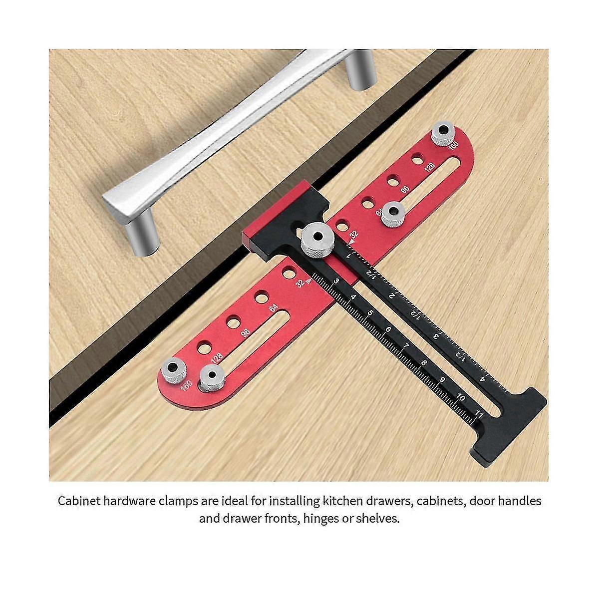 New Door Hole Handle Punch Locator Cabinet Drawer Handle Hole Drill Guide Sleeve Woodworking Tools