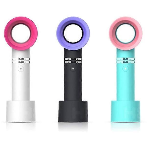USB Rechargeable Portable Bladeless Fan Handheld