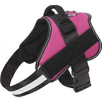 Dog Harness, No-Pull Reflective Dog Vest, Breathable Adjustable Pet Harness with Handle for Outdoor Walking - No More Pulling, Tugging or Choking L