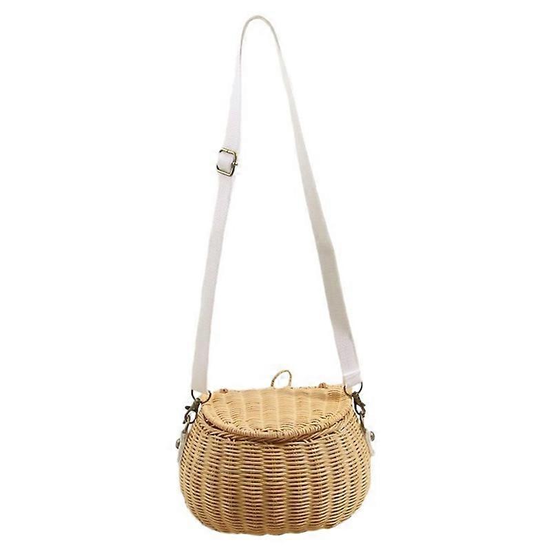 Back Basket Delicate Wide Application Rattan Natural Style Exquisite Basket Bag for Kids KAESI